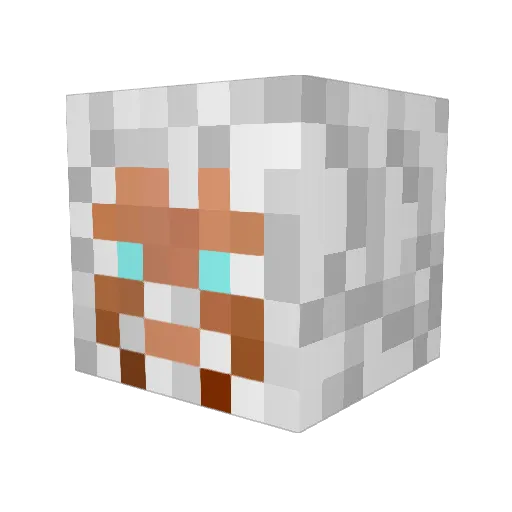 Migger_les_Fleu Minecraft avatar head, 3D render