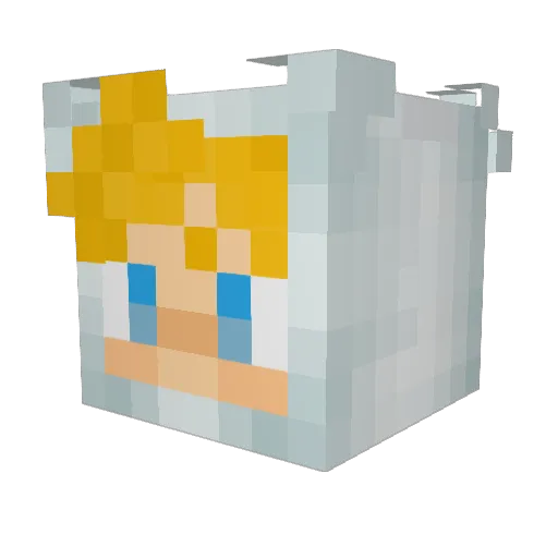 MiggleSnoop Minecraft avatar head, 3D render