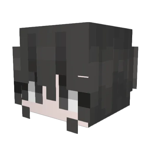 Miggy5 Minecraft avatar head, 3D render