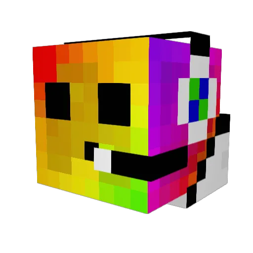 MightBlock Minecraft avatar head, 3D render