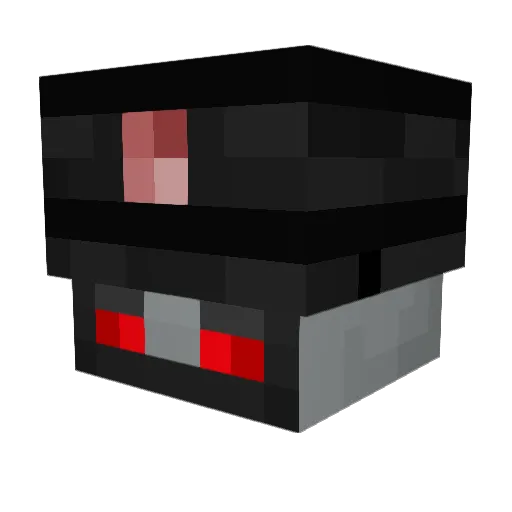 Mightx Minecraft avatar head, 3D render