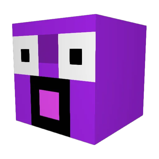 MightyBen10 Minecraft avatar head, 3D render
