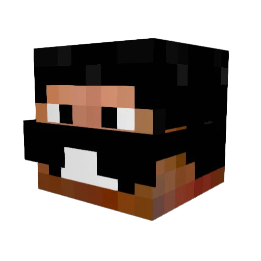 MightyFiffi Minecraft avatar head, 3D render