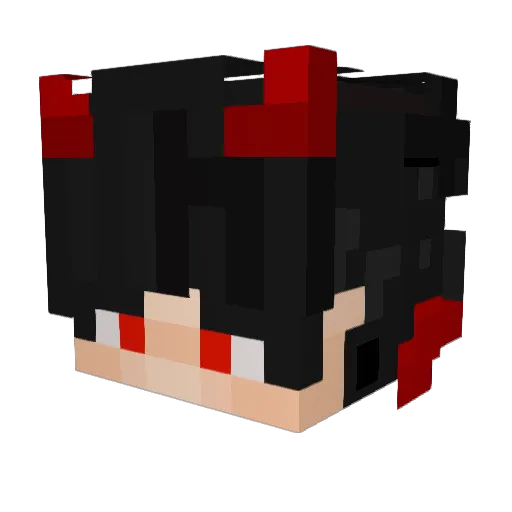 MightyGame Minecraft avatar head, 3D render
