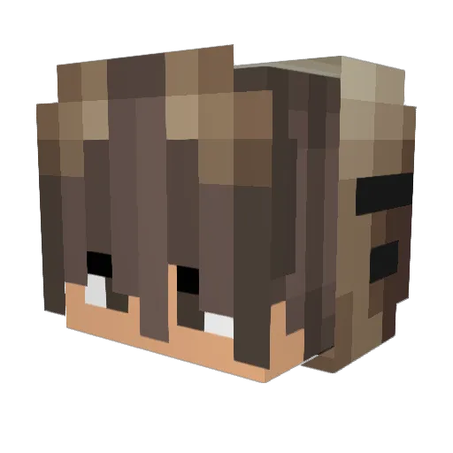 MightyJori Minecraft avatar head, 3D render