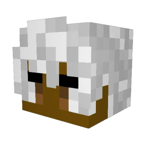 MightyLagiacrus Minecraft avatar head, 3D render