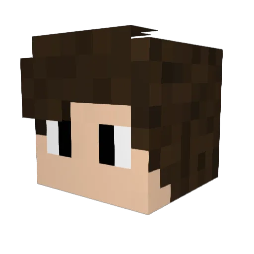 MightyMallow Minecraft avatar head, 3D render