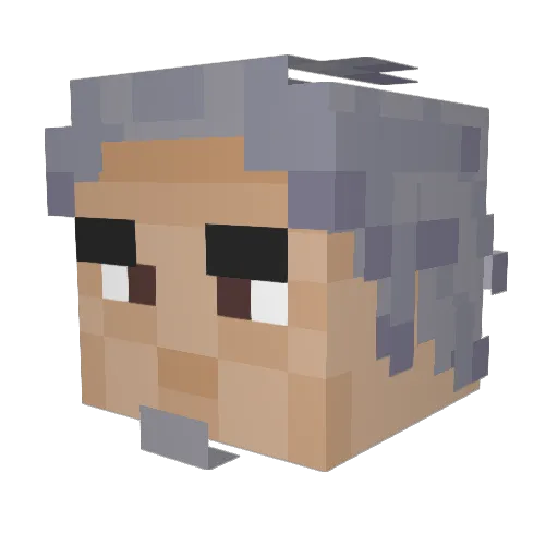 MightyMidas6306 Minecraft avatar head, 3D render