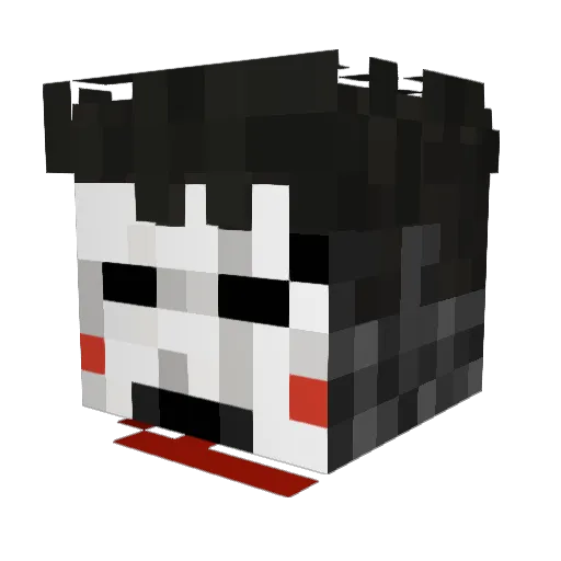 MightyMime Minecraft avatar head, 3D render