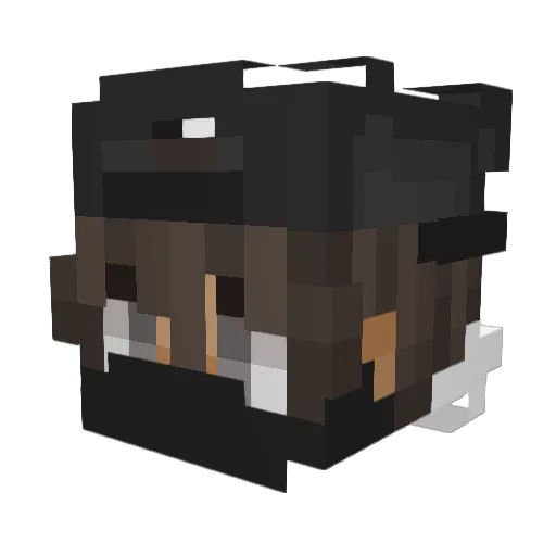MightyMoritz Minecraft avatar head, 3D render