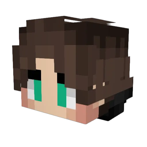 MightyPineapple Minecraft avatar head, 3D render