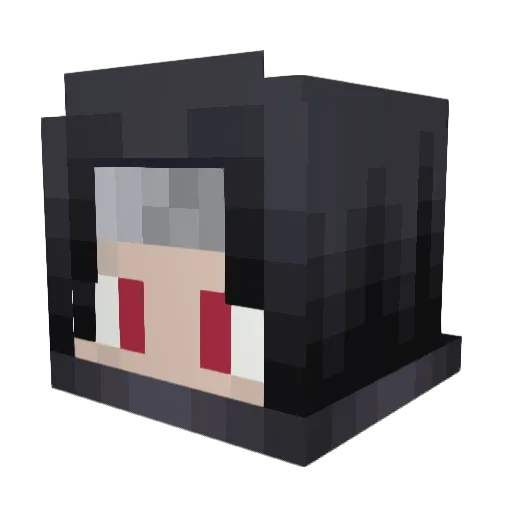 MightyRice Minecraft avatar head, 3D render