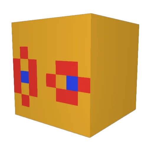 MightyRunnels Minecraft avatar head, 3D render