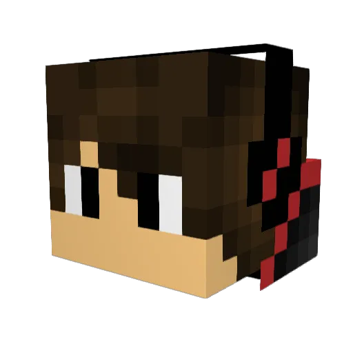 MightySamYT Minecraft avatar head, 3D render
