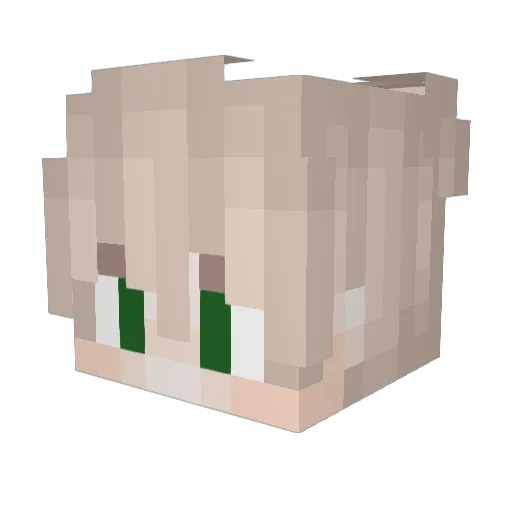 Mighty_A10 Minecraft avatar head, 3D render