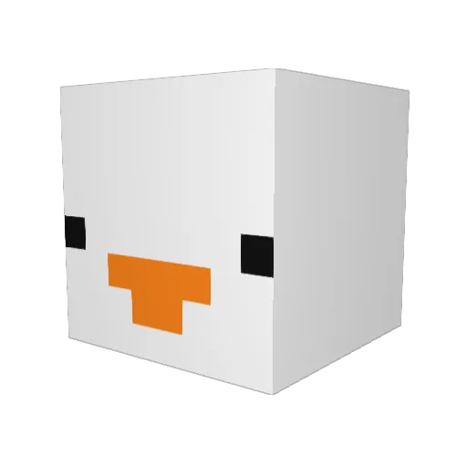 Mighty_Chicken_7 Minecraft avatar head, 3D render