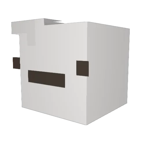 Mighty_Luna Minecraft avatar head, 3D render