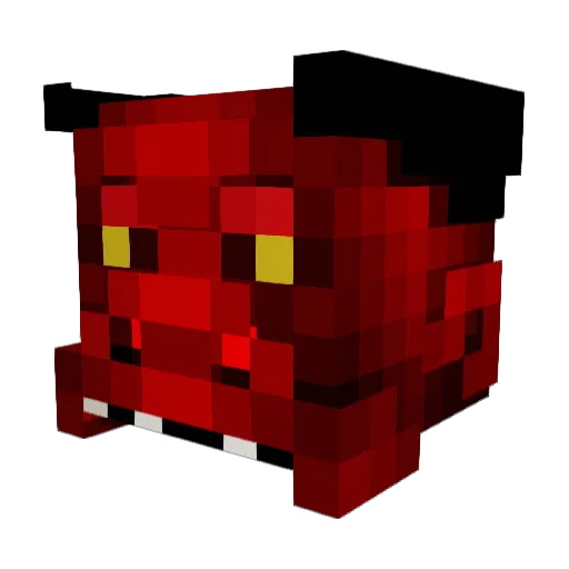 Mightybull4 Minecraft avatar head, 3D render