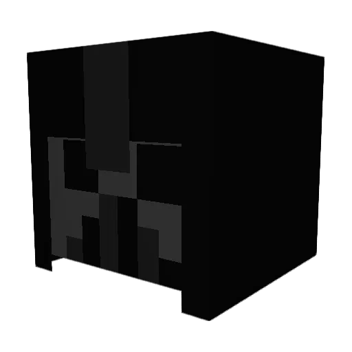Mightyxmoose Minecraft avatar head, 3D render
