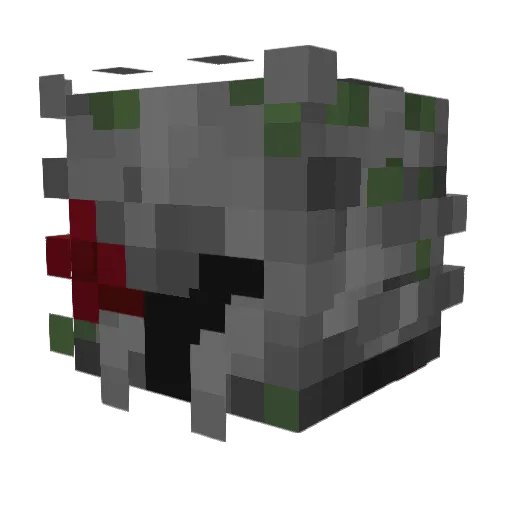 Miglurd Minecraft avatar head, 3D render