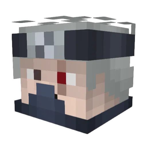Migo_326 Minecraft avatar head, 3D render