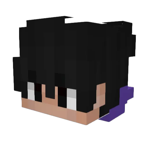 Migod1 Minecraft avatar head, 3D render