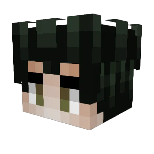 Migon_ Minecraft avatar head, 3D render
