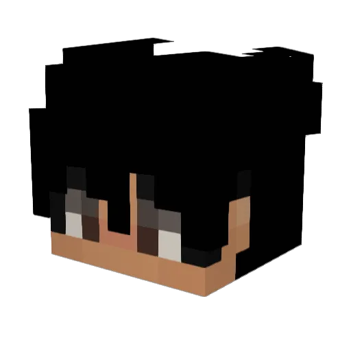 Migos_on_Pc Minecraft avatar head, 3D render
