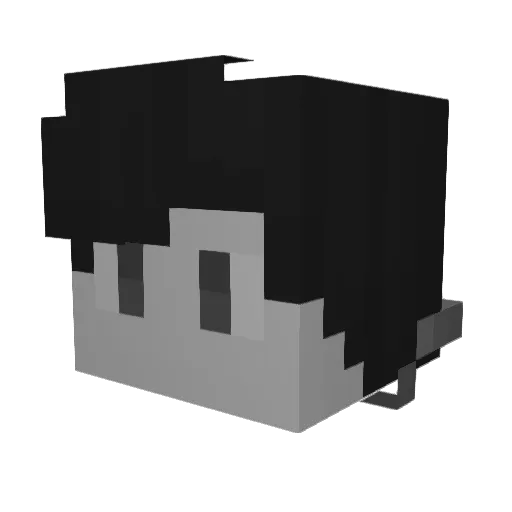 MigrationVictim Minecraft avatar head, 3D render