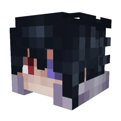 Migs1906 Minecraft avatar head, 3D render