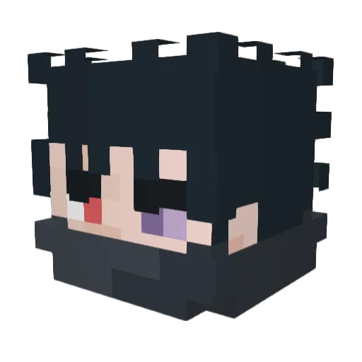 Migs23 Minecraft avatar head, 3D render
