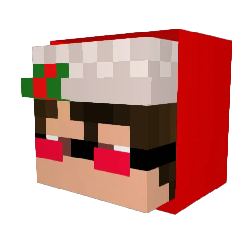 MigsL_ Minecraft avatar head, 3D render