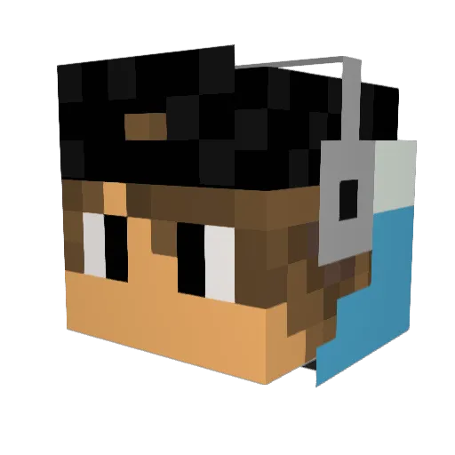 Miguel070213 Minecraft avatar head, 3D render