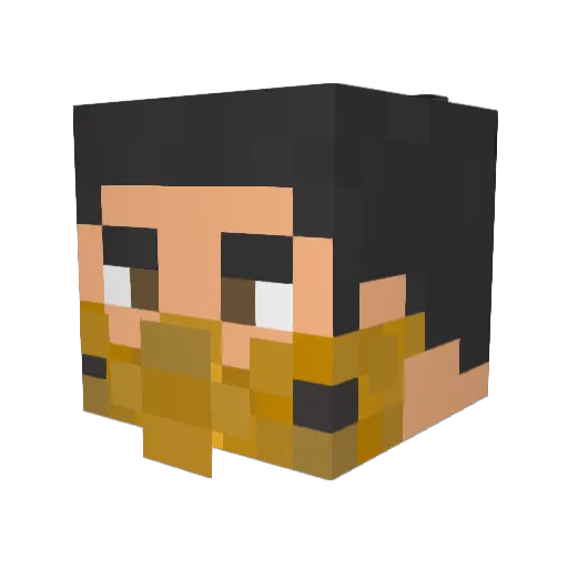 Miguel17045 Minecraft avatar head, 3D render