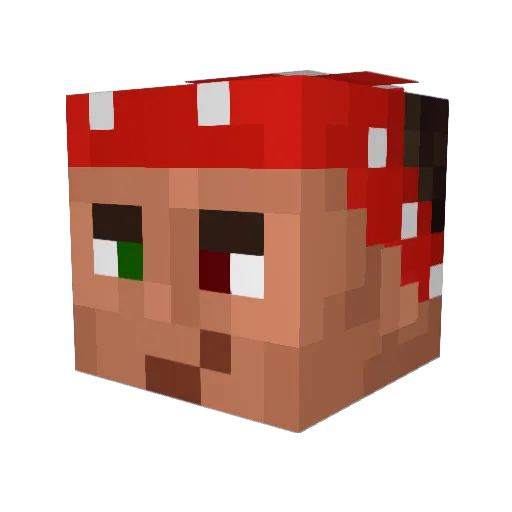 Miguel191 Minecraft avatar head, 3D render