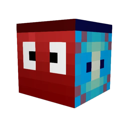 MiguelAngel2015 Minecraft avatar head, 3D render