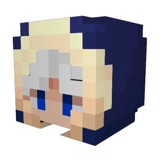 MiguelXZX Minecraft avatar head, 3D render