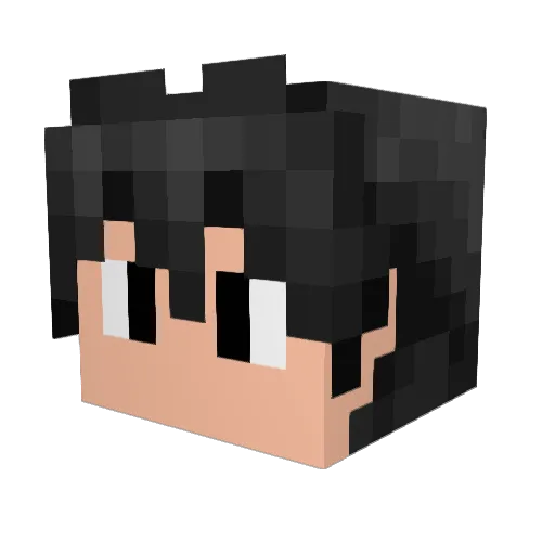 MiguelcX Minecraft avatar head, 3D render
