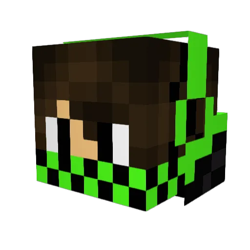 Miguelito01 Minecraft avatar head, 3D render