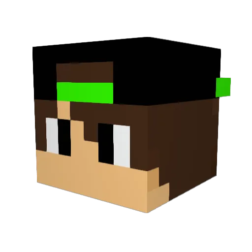 MiguelitoMaster Minecraft avatar head, 3D render