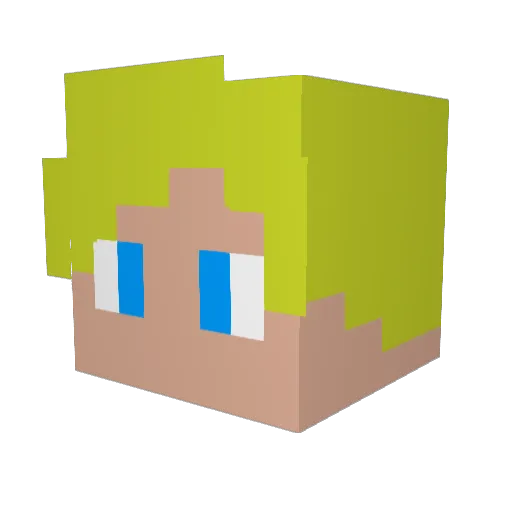 Miguelleite123 Minecraft avatar head, 3D render