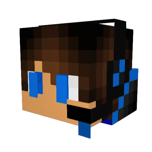 Miguellll0 Minecraft avatar head, 3D render