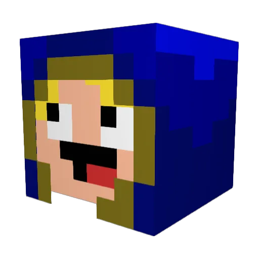 Miguelns1704 Minecraft avatar head, 3D render