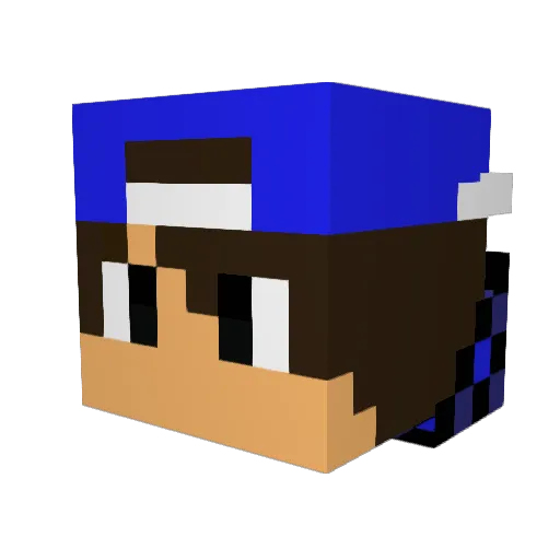 Miguelsanta23 Minecraft avatar head, 3D render
