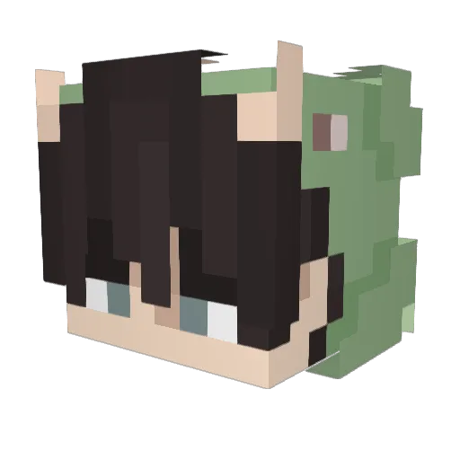 Miguelz1 Minecraft avatar head, 3D render