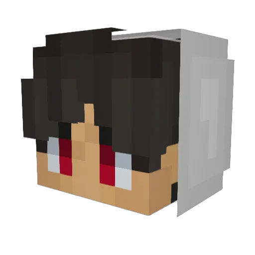 Migulo69 Minecraft avatar head, 3D render