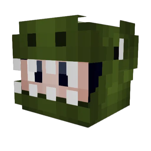 Mihac1109 Minecraft avatar head, 3D render