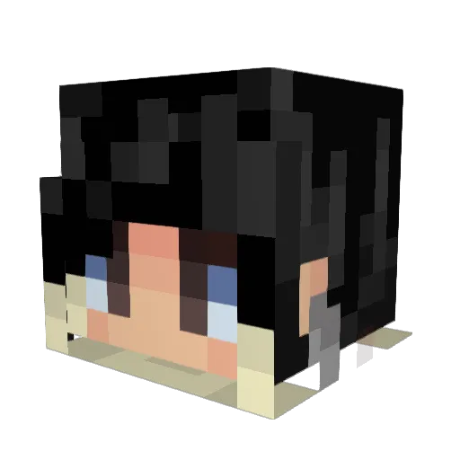 Mihaela152021 Minecraft avatar head, 3D render