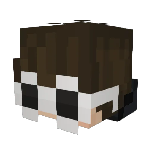 Mihai57 Minecraft avatar head, 3D render