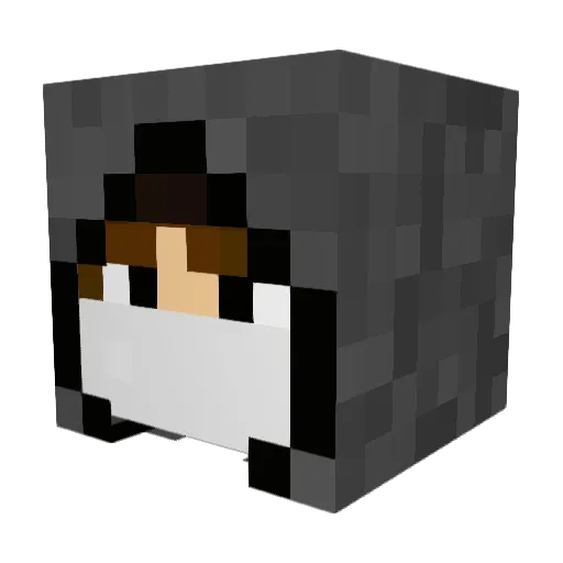 Mihail110303 Minecraft avatar head, 3D render